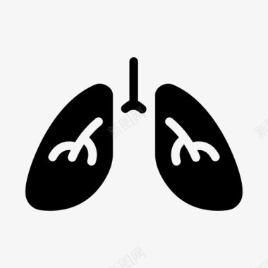 肺状况肺解剖学生物学图标图标