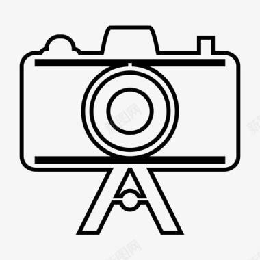 照片可替换照相机图像照片图标图标
