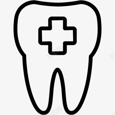 牙齿图标牙齿牙科牙医图标图标