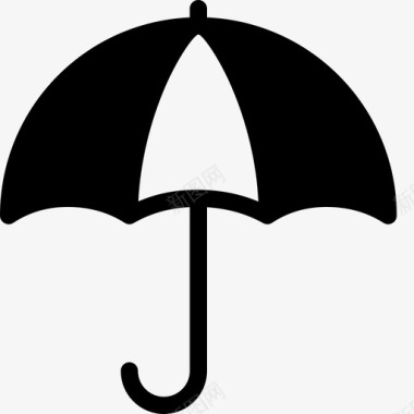 伞行动保护图标图标
