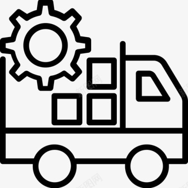 运输管理供应链管理运输管理系统图标图标