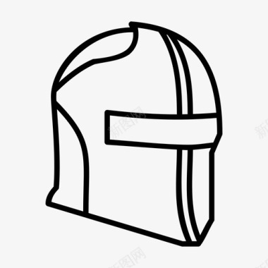 防护骑士盔甲骑士头盔盔甲防护图标图标