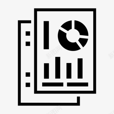 财务会计报表数据大数据数据表图标图标