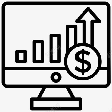 云顶项目业务增长在线图表web分析图标图标