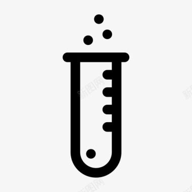 生命试管化学医学图标图标