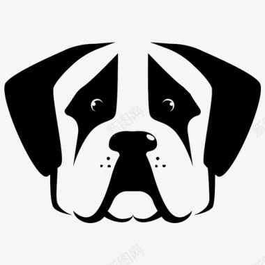 云彩的脸图片狗动物脸图标图标