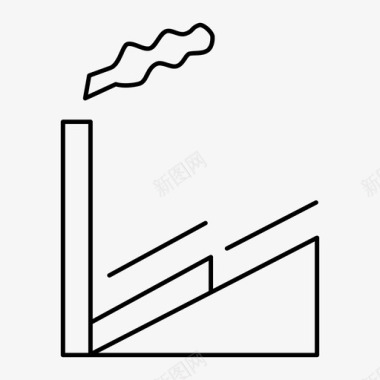 制造钱币工厂工业制造图标图标