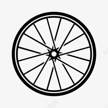轮子轮子自行车零件图标图标