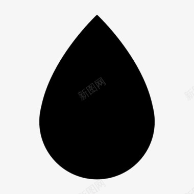 一滴水液体湿的图标图标