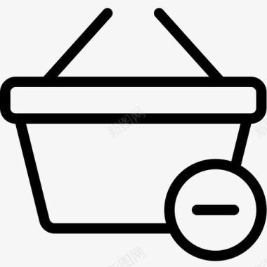 删除垃圾邮件删除购物篮购买电子商务图标图标