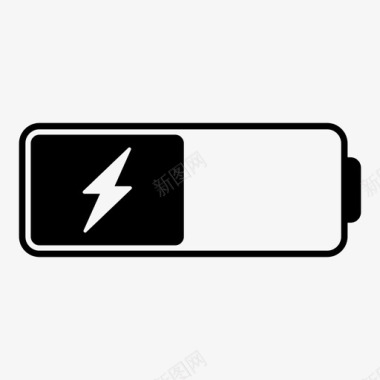 充电电池电锂图标图标