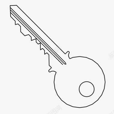 icon锁钥匙关门图标图标