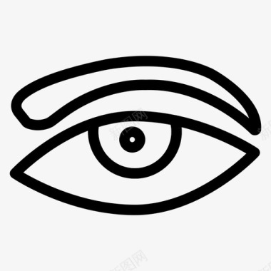 眼商务眼球图标图标