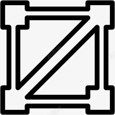 木箱送货包装图标图标