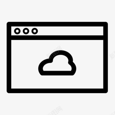 录制通知PNG浏览器云浏览器窗口通知图标图标