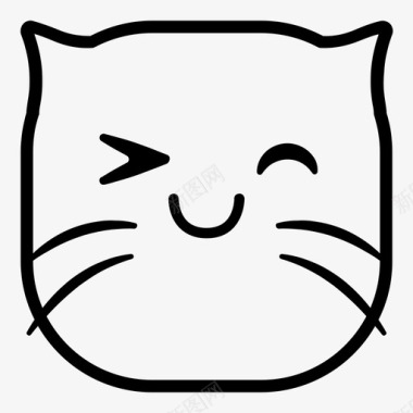 夸张表情猫好猫表情符号韩娜表情猫版图标图标