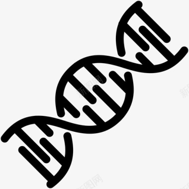 螺旋dna遗传学基因组图标图标
