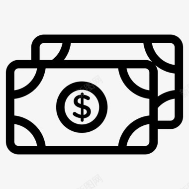 火焰美元图标美元商业金融图标图标