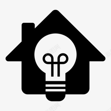 电灯泡家用电灯泡电灯图标图标