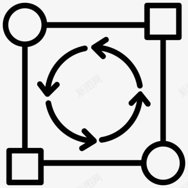 同步交互同步项目管理转换图标图标