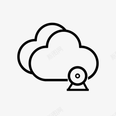 云端云端监控系统图标