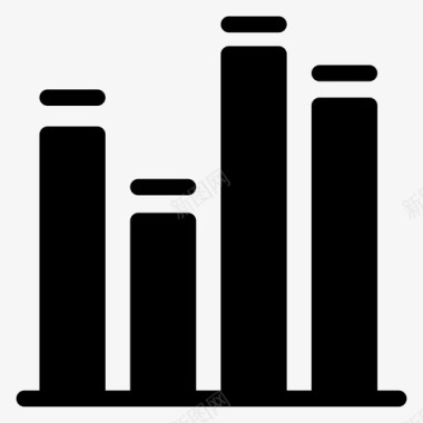 矢量报表图表分析业务图标图标