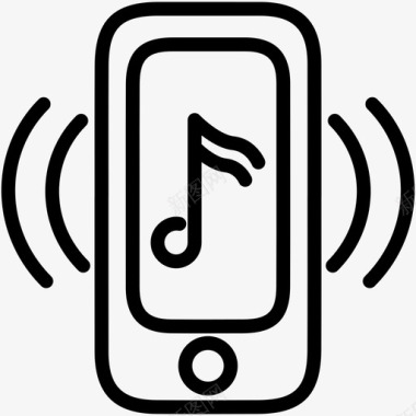 MP3矢量素材ipod音频小工具图标图标