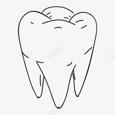 牙齿图标牙齿牙医磨牙图标图标