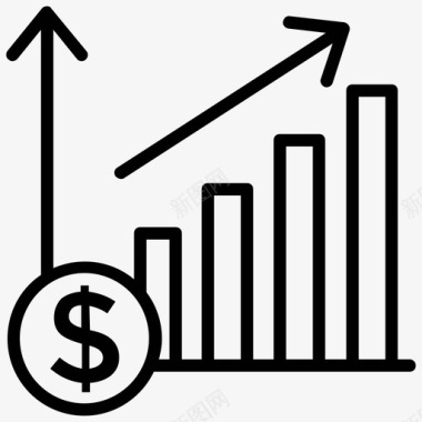 单价表收入表未来销售市场分析图标图标