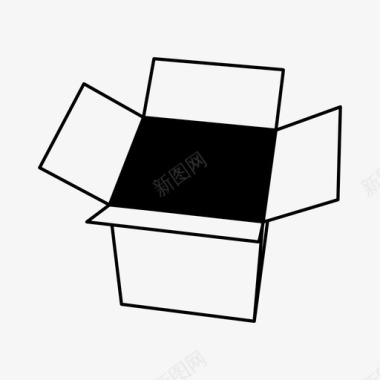 盒子空盒子图标图标