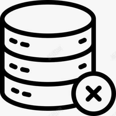 垃圾删除图标删除数据库代理存储图标图标