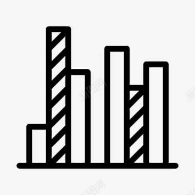 报告年终总结分析图表报告图标图标