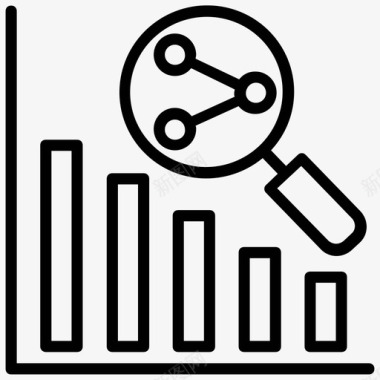 市场分析业务发展未来销售图标图标