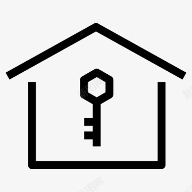 房子主页免抠png房子钥匙新的业主图标图标