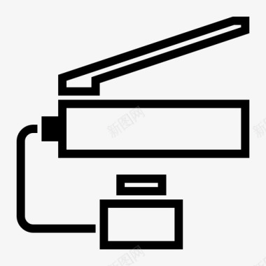 手动液压千斤顶手动工具举升图标图标