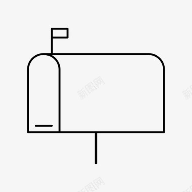 邮政标志邮箱邮政图标图标