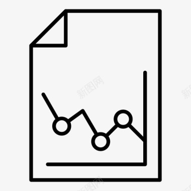 电视台报表分析业务文件图标图标