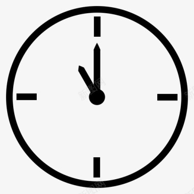 钟十一点时间图标图标