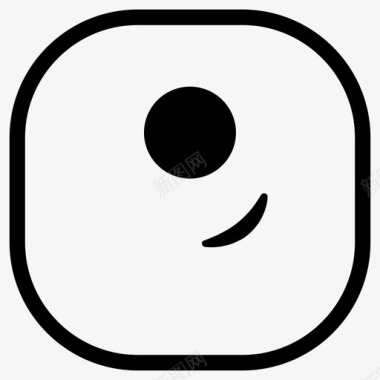 医疗表情包独眼巨人微笑表情符号笑脸图标图标