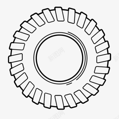 轮胎标志轮胎健身贴身图标图标