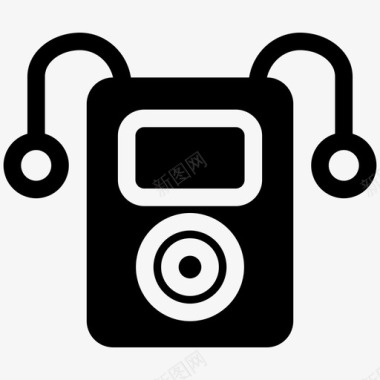 MP3音乐文件ipodmp3播放器音乐播放器图标图标