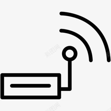 路由信号路由器互联网调制解调器图标图标