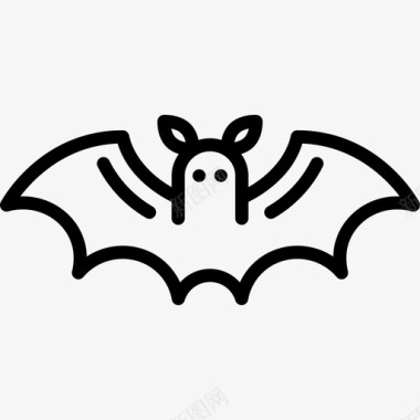 吸血鬼蝙蝠万圣节图标图标