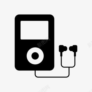 音乐播放器ipod随身听图标图标
