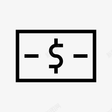 钞票金融金融薄图标图标