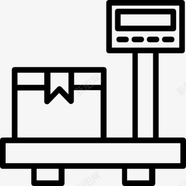 仓储货架称重数字秤机械秤图标图标