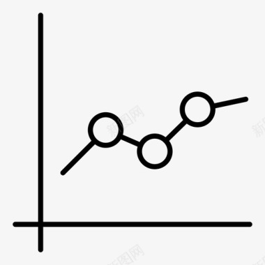 增长曲线图分析业务图表图标图标
