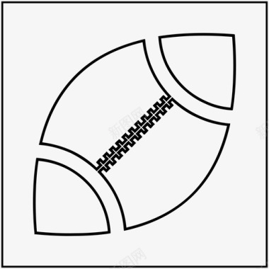橄榄球展板橄榄球美式足球游戏图标图标
