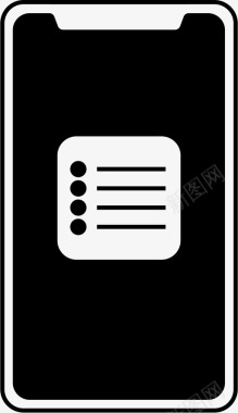 小红书应用图标iphonex提醒应用程序智能手机图标图标