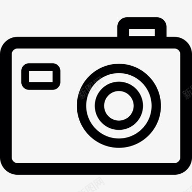 微型家用相机技术媒体和技术图标图标